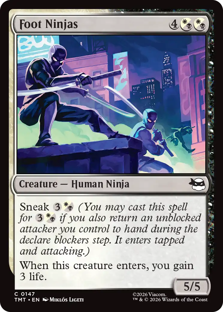 MTG Teenage Mutant Ninja Turtles 0147 Foot Ninjas