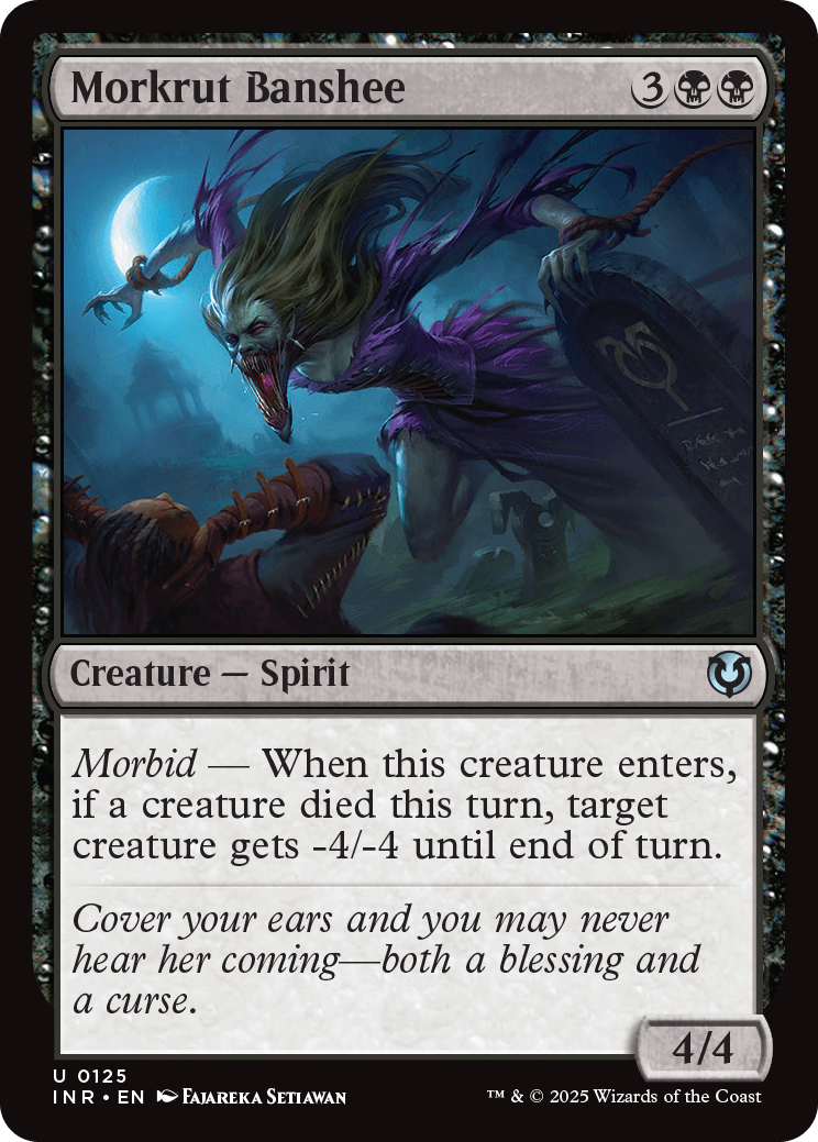 MTG Innistrad Remastered 0125 Morkrut Banshee
