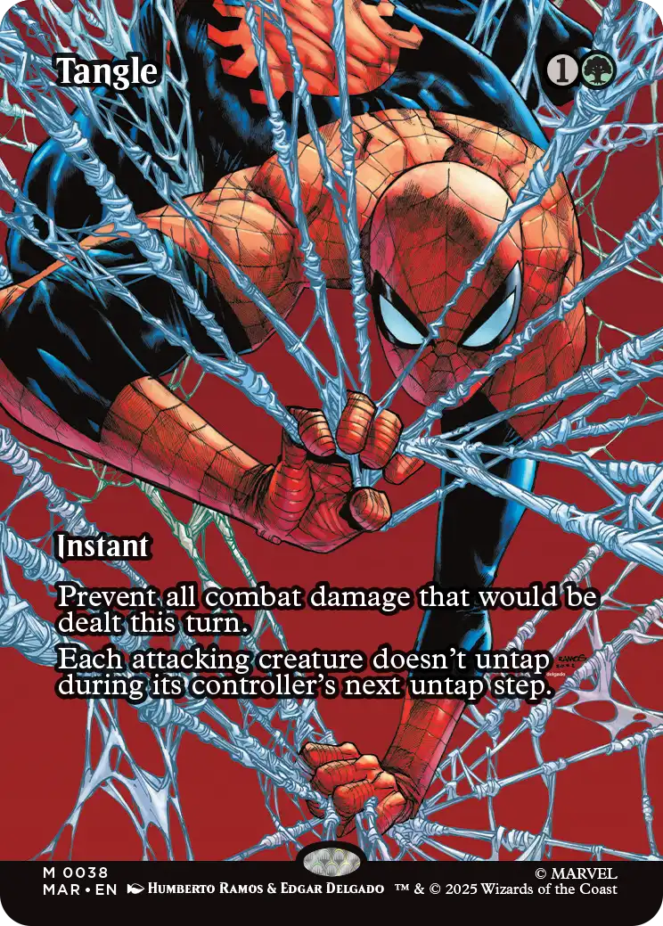 MTG - Marvel's Spider-man 0038 Tangle Borderless