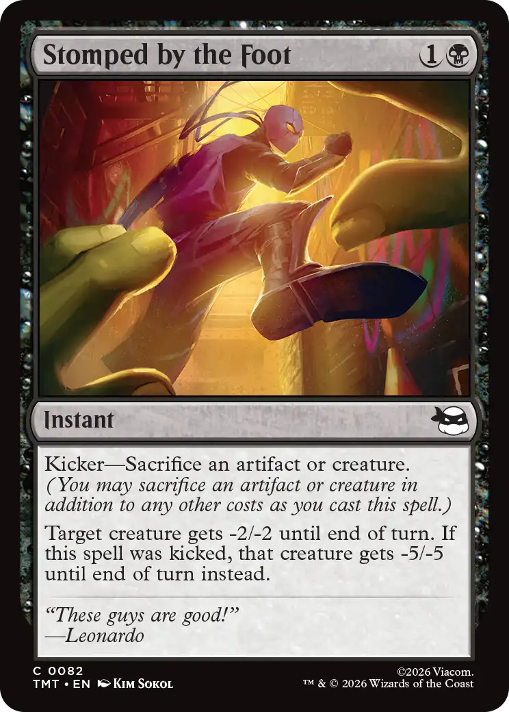 MTG Teenage Mutant Ninja Turtles 0082 Stomped by the Foot