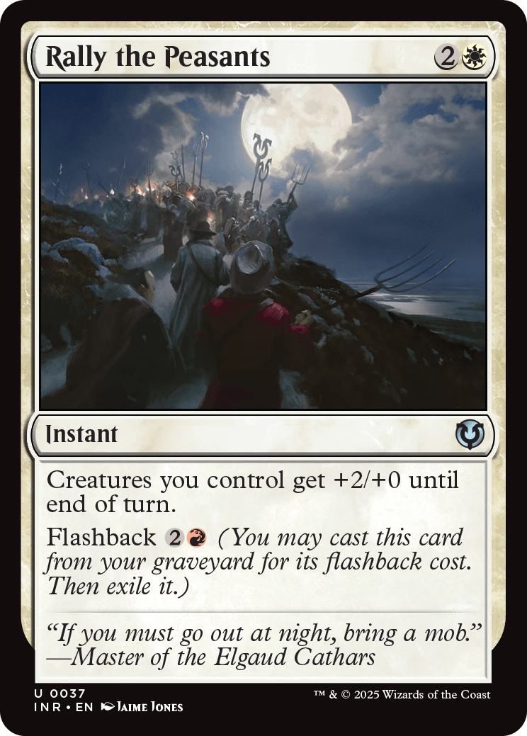 MTG Innistrad Remastered 0037 Rally the Peasants