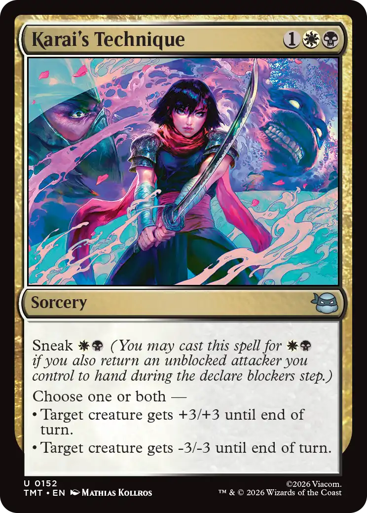 MTG Teenage Mutant Ninja Turtles 0152 Karai's Technique