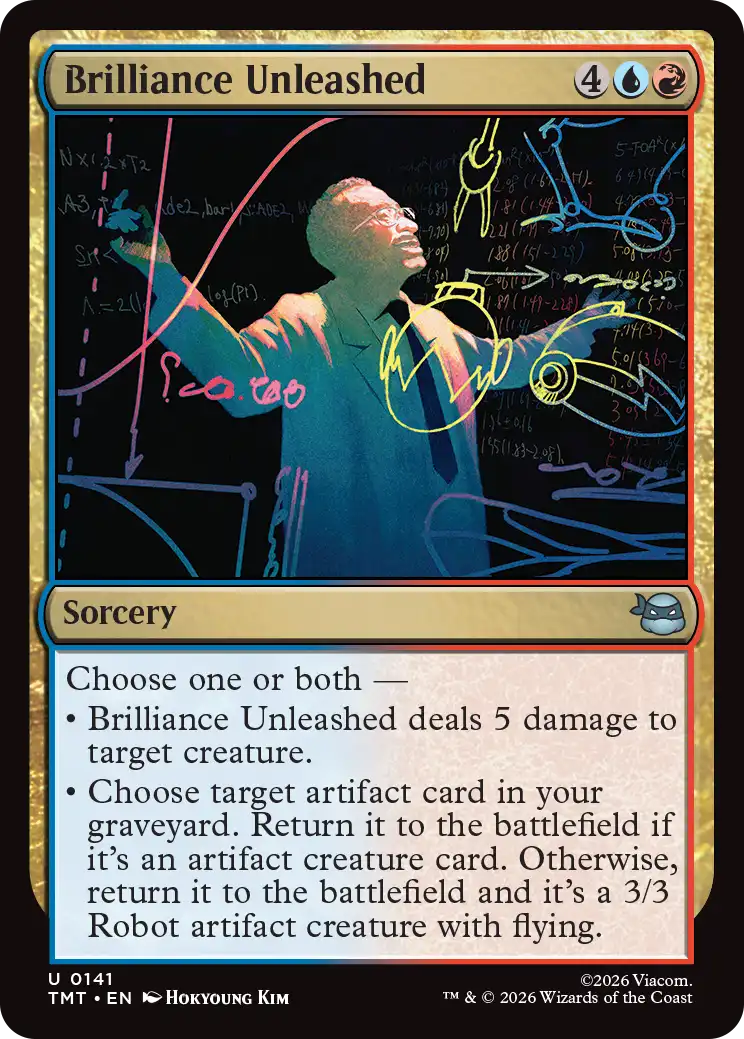MTG Teenage Mutant Ninja Turtles 0141 Brilliance Unleashed Foil
