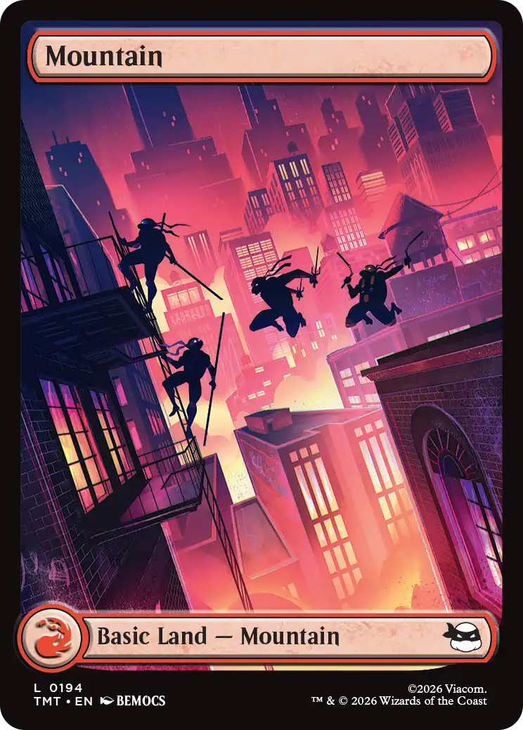 MTG Teenage Mutant Ninja Turtles 0194 Mountain