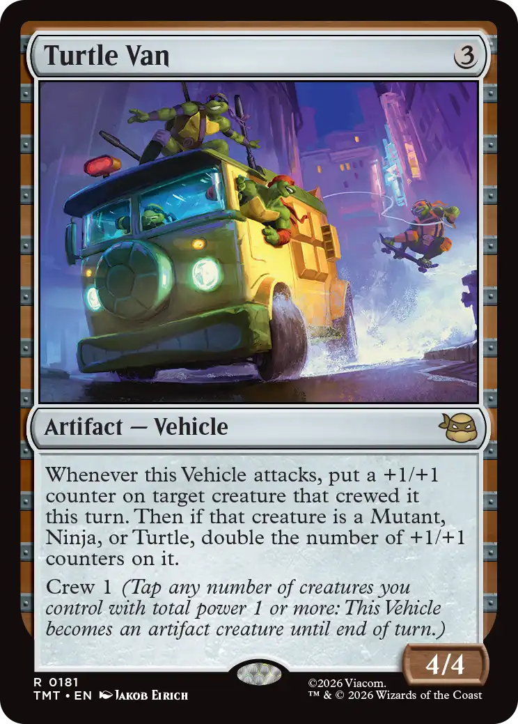MTG Teenage Mutant Ninja Turtles 0181 Turtle Van