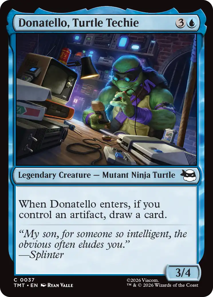 MTG Teenage Mutant Ninja Turtles 0037 Donatello, Turtle Techie