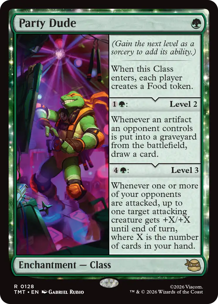 MTG Teenage Mutant Ninja Turtles 0128 Party Dude