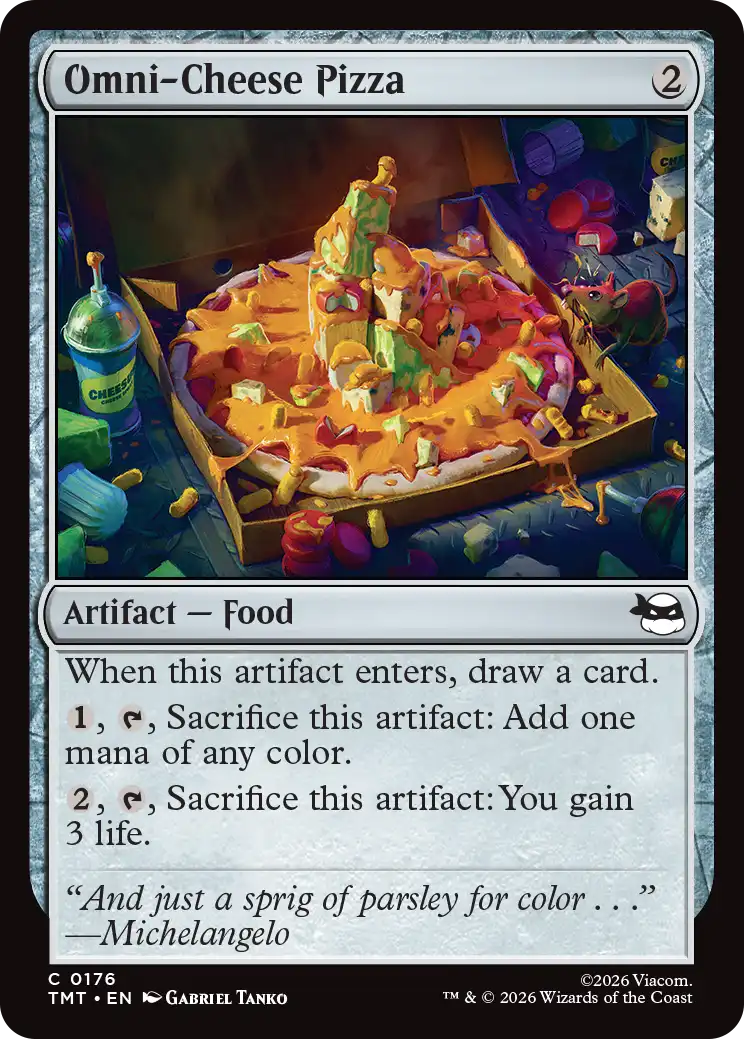 MTG Teenage Mutant Ninja Turtles 0176 Omni-Cheese Pizza
