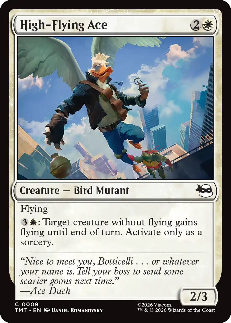MTG Teenage Mutant Ninja Turtles 0009 High-Flying Ace