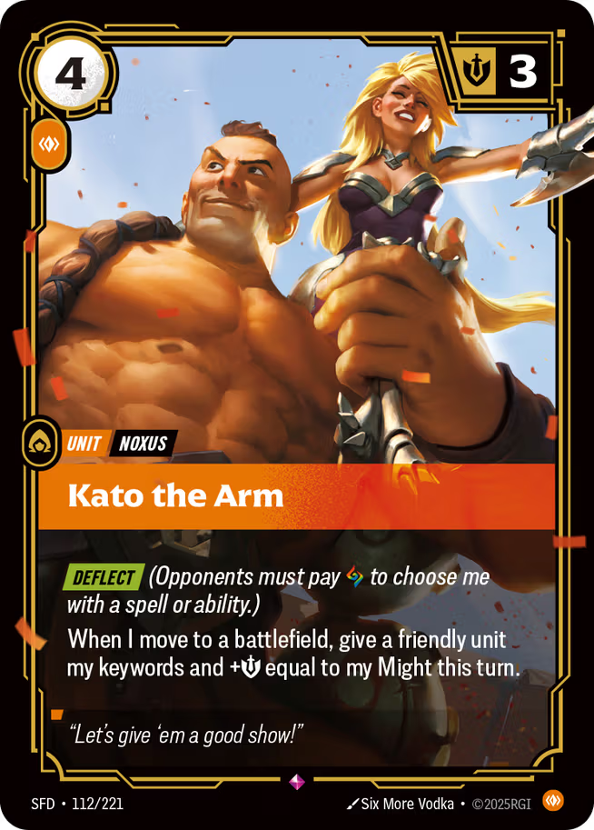 Riftbound: League of Legends TCG Spiritforged 112/221 Kato the Arm