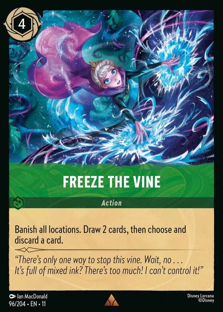 Disney Lorcana Winterspell 096/204 Freeze the Vine