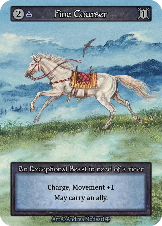 Sorcery Contested Realm Arthurian Legends - Fine Courser