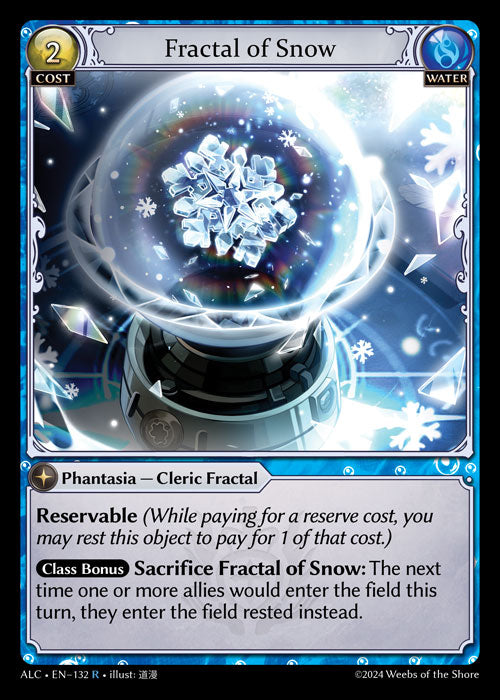 Alchemical Revolution EN-132 Fractal of Snow