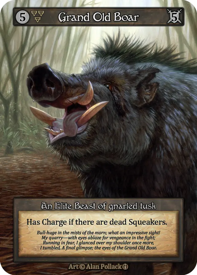 Sorcery Contested Realm Arthurian Legends - Grand Old Boar