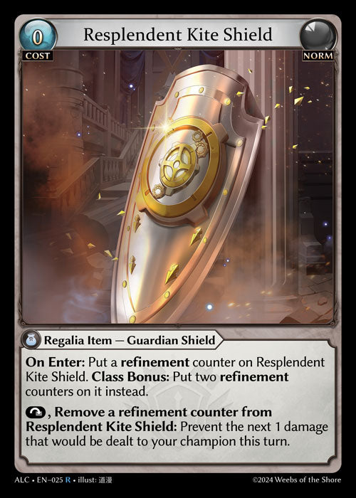 Alchemical Revolution EN-025 Resplendent Kite Shield