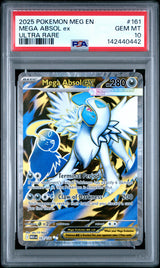 2025 POKEMON MEG EN-MEGA EVOLUTION #161 MEGA ABSOL ex ULTRA RARE PSA 10