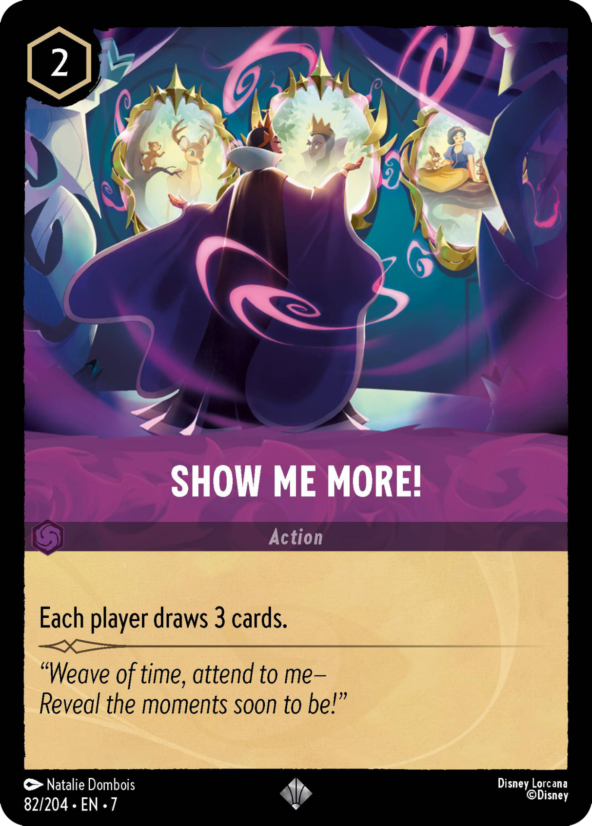 Disney Lorcana Archazia's Island 082/204 Show me More! Foil