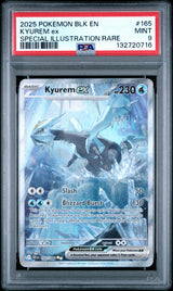 2025 POKEMON BLK EN-BLACK BOLT #165 KYUREM ex SPECIAL ILLUSTRATION RARE PSA 9