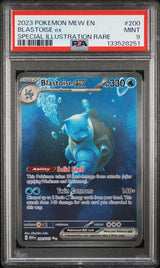 2023 POKEMON MEW EN-151 #200 BLASTOISE ex SPECIAL ILLUSTRATION RARE