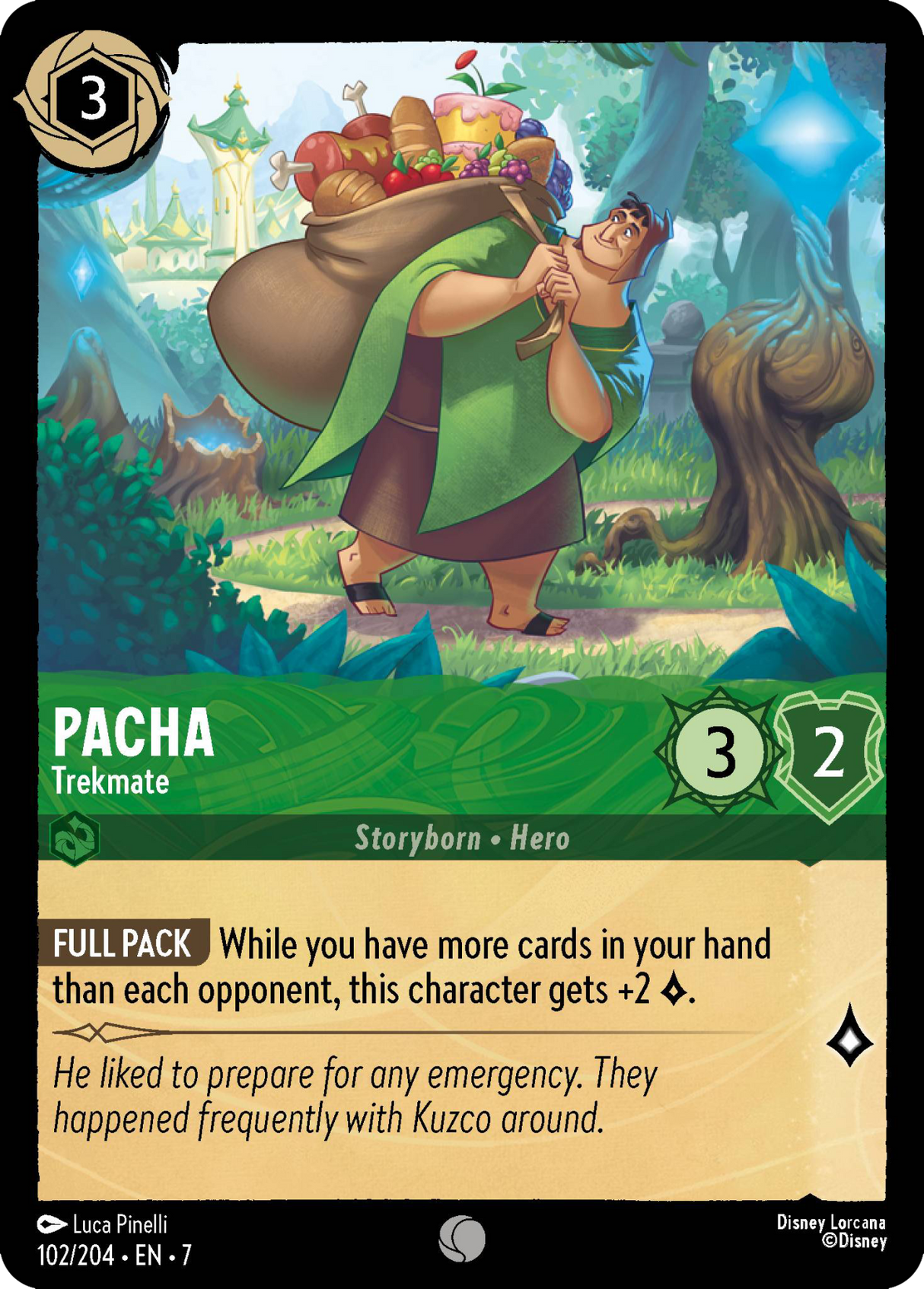 Disney Lorcana Archazia's Island 102/204 Pacha - Trekmate