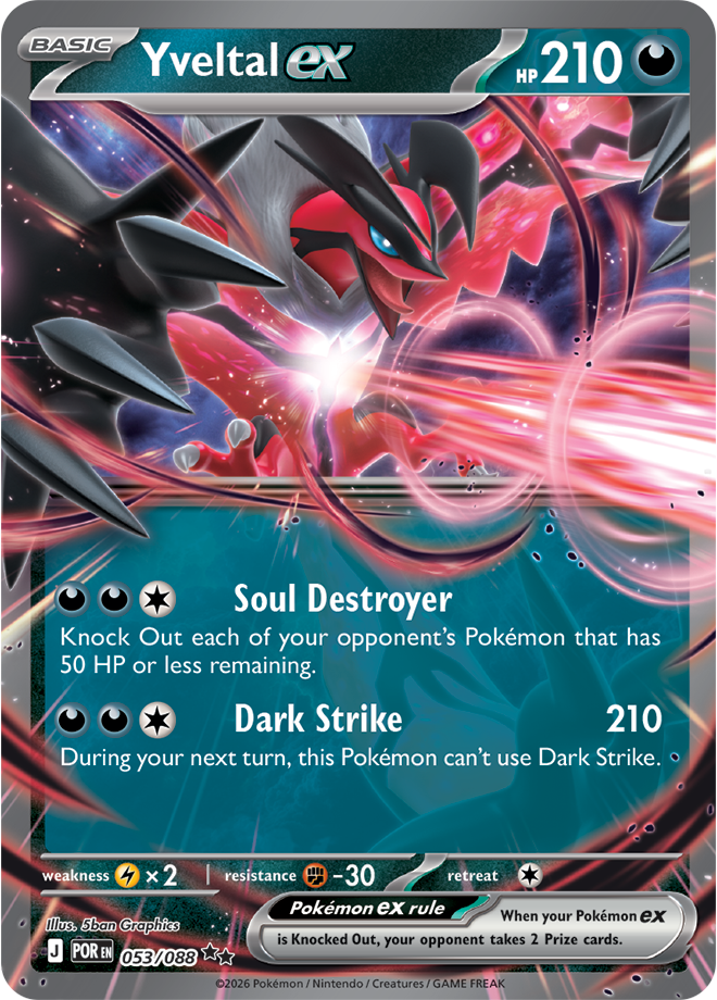 Mega Evolution - Perfect Order 053/088 Yveltal ex