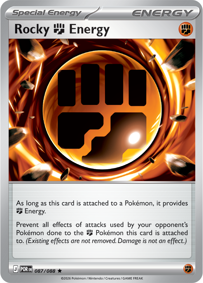Mega Evolution - Perfect Order 087/088 Rocky Energy Holo