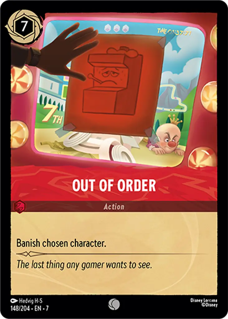 Disney Lorcana Archazia's Island 148/204 Out of Order
