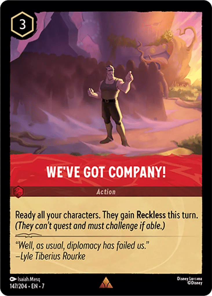 Disney Lorcana Archazia's Island 147/204 We've Got Company!