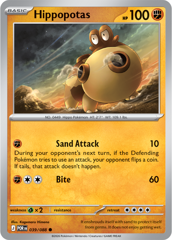 Mega Evolution - Perfect Order 039/088 Hippopotas