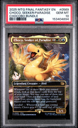 2025 MAGIC THE GATHERING FINAL FANTASY #0569 CHOCO, SEEKER/PARADISE CHOCOBO BUNDLE PSA 10