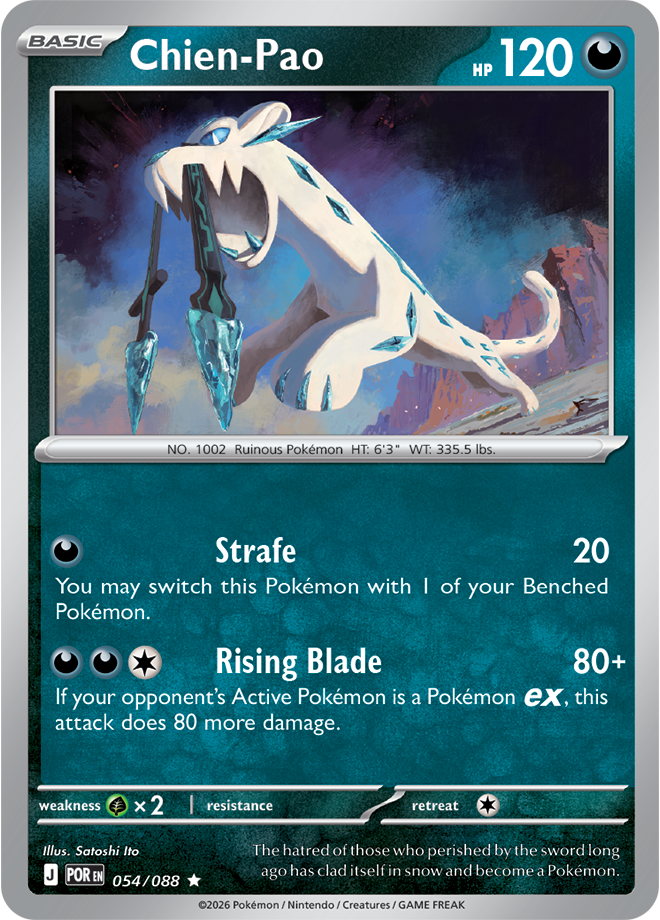 Mega Evolution - Perfect Order 054/088 Chien-Pao Holo
