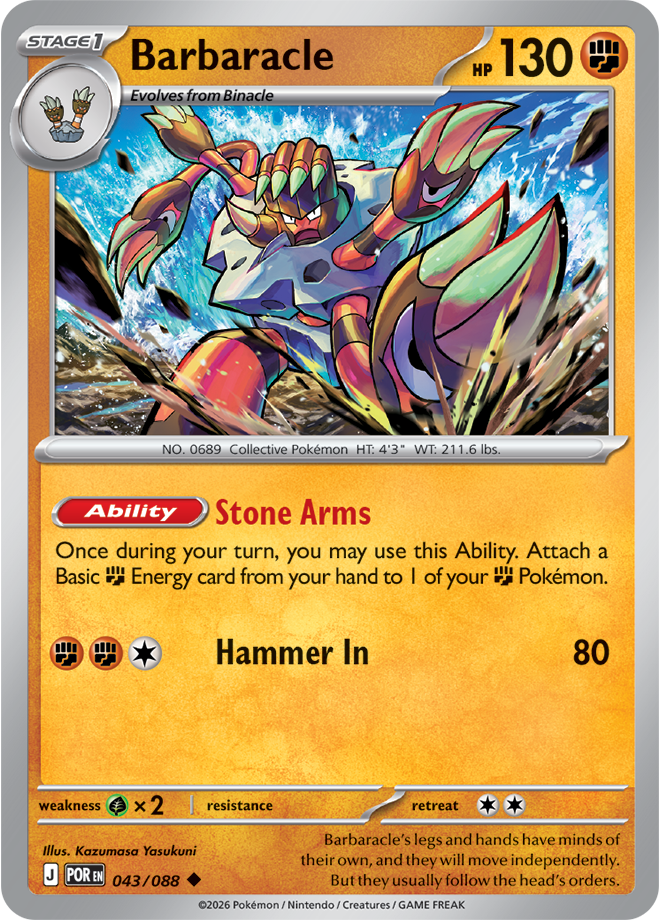 Mega Evolution - Perfect Order 043/088 Barbaracle