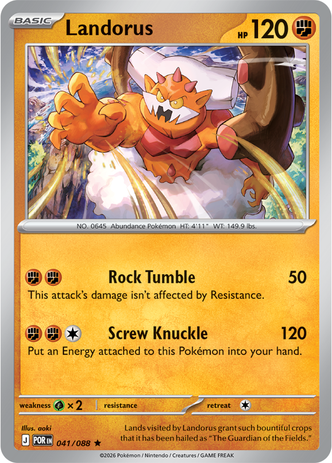 Mega Evolution - Perfect Order 041/088 Landorus Holo