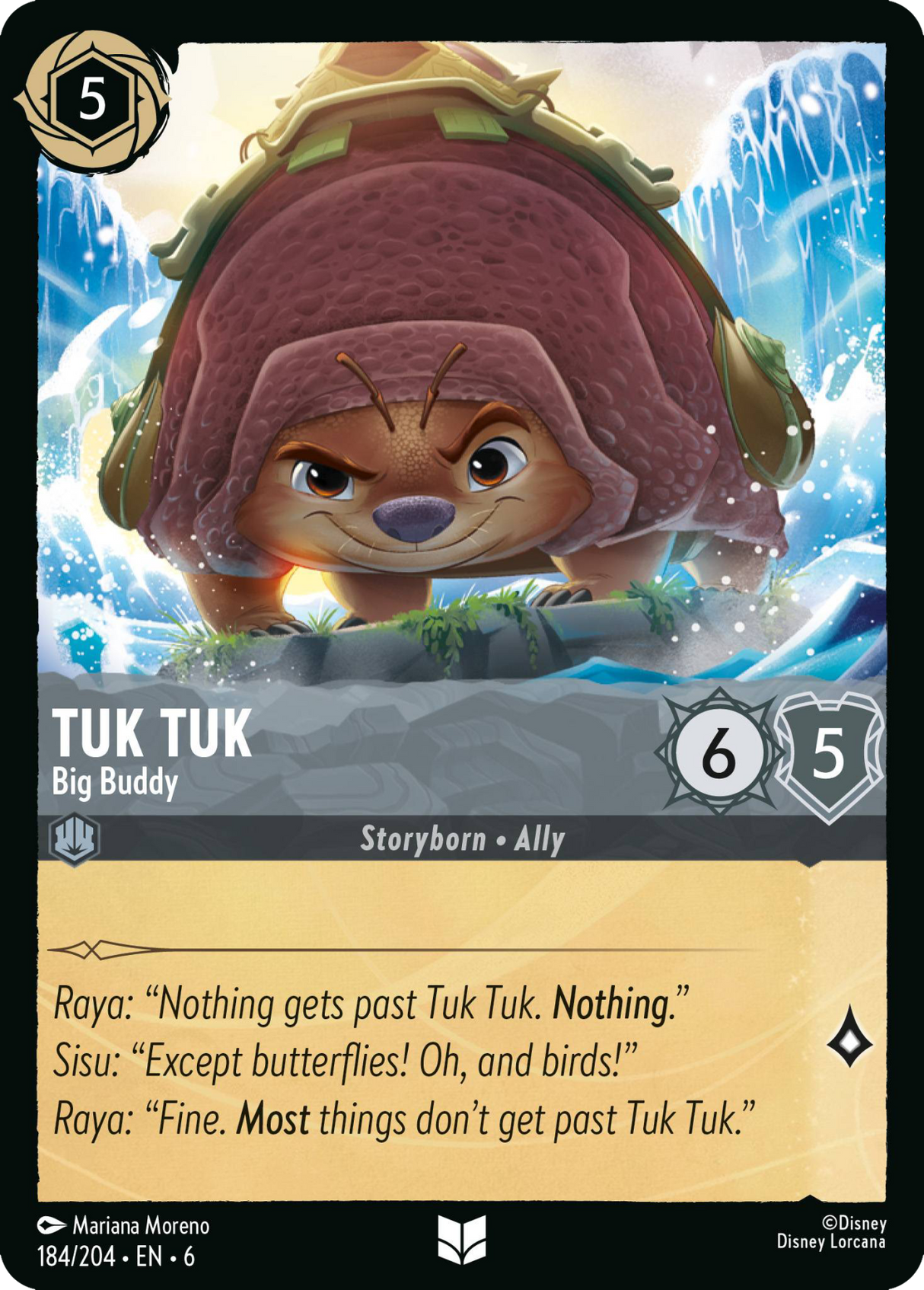 Disney Lorcana Azurite Sea 184/204 Tuk Tuk - Big Buddy Foil
