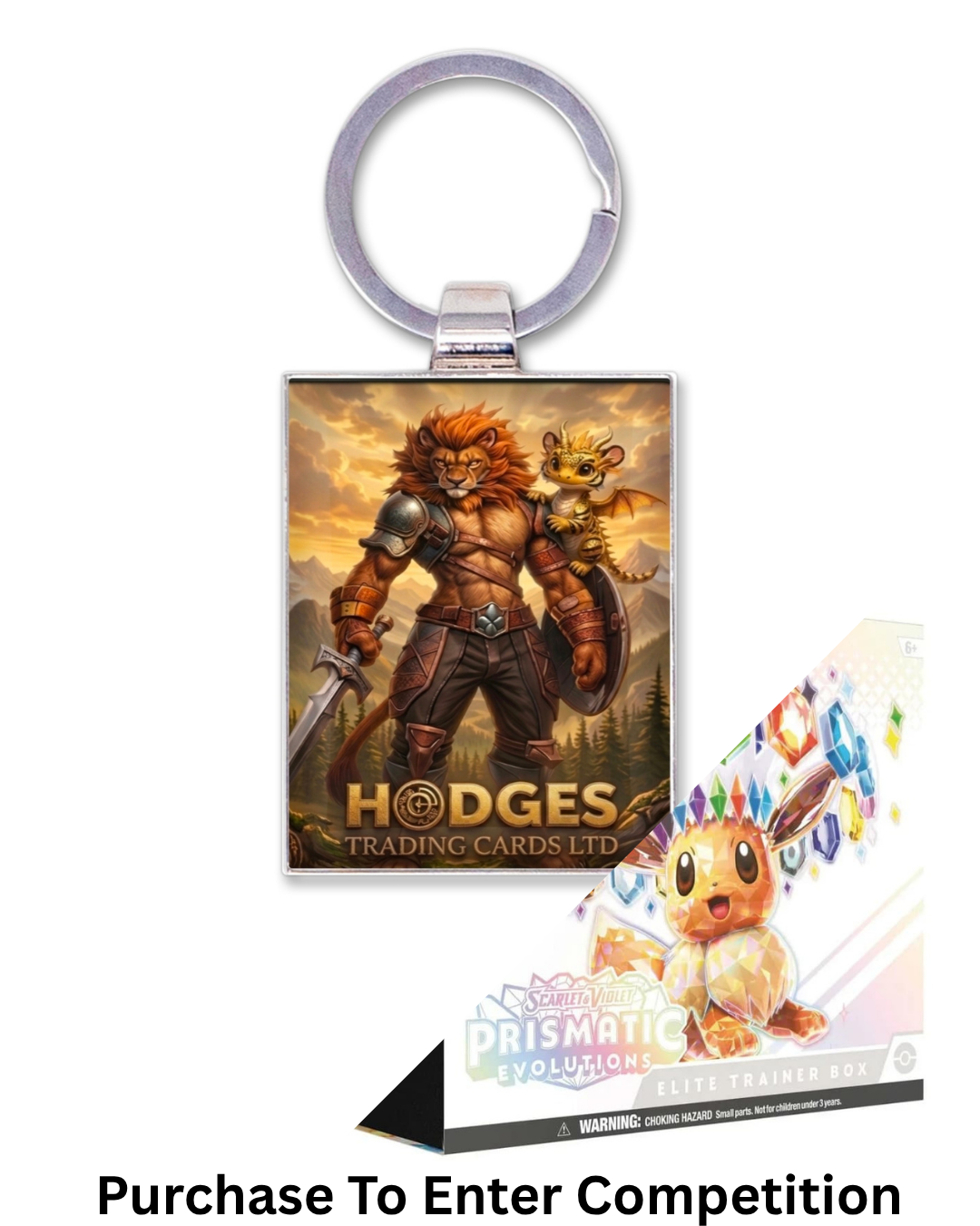 Hodges Trading Cards Metal Keyring
