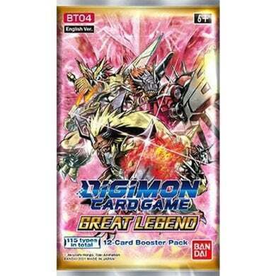 DIGIMON CARD GAME DIGIMON TRADING CARD GAME: GREAT LEGEND BOOSTER PACK