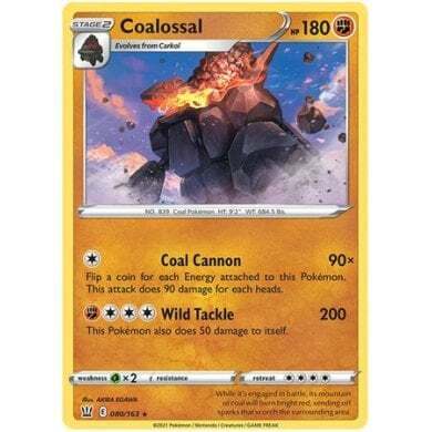 SWSH Battle Styles 080/163 Coalossal Holo