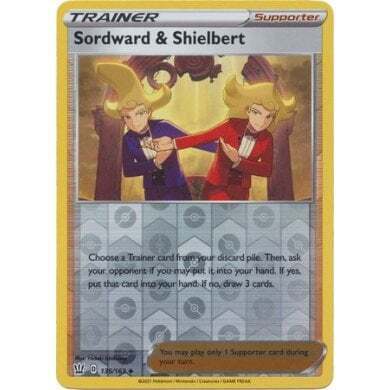 SWSH Battle Styles 135/163 Sordward and Shielbert Reverse
