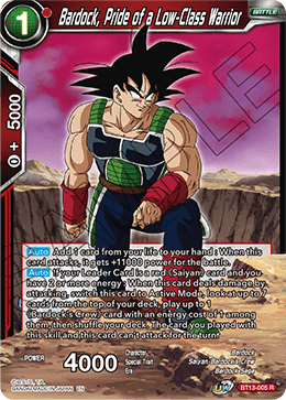 Supreme Rivalry BT13-005 Bardock