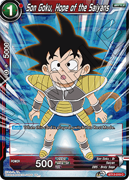 Supreme Rivalry BT13-019 Son Goku Hope Of The Saiyans