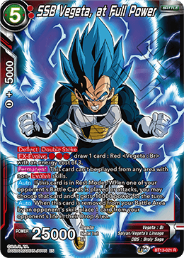 Supreme Rivalry BT13-021 SSB Vegeta At Full Power