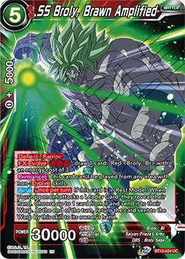 Supreme Rivalry BT13-024 SS Broly Brawn Amplified