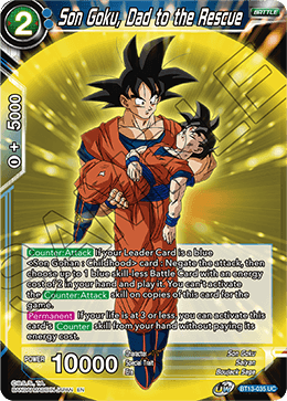 Supreme Rivalry BT13-035 Son Goku Dad To The Rescue