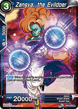 Supreme Rivalry BT13-050 Zangya The Evildoer