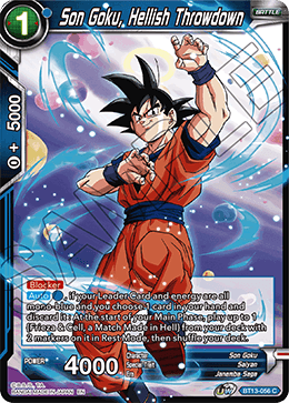 Supreme Rivalry BT13-056 Son Goku Hellish Throwdown