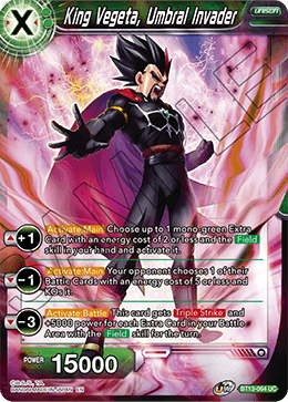 Supreme Rivalry BT13-064 King Vegeta Umbral Invader