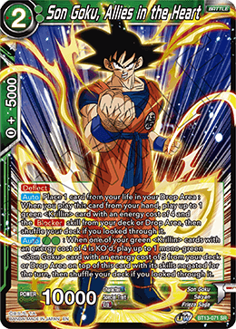 Supreme Rivalry BT13-071 Son Goku Allies In The Heart