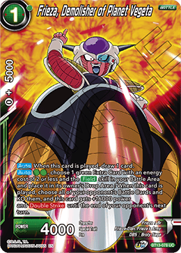 Supreme Rivalry BT13-078 Frieza Demolisher Of Planet Vegeta