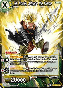 Supreme Rivalry BT13-093 SS Trunks Altering The Future