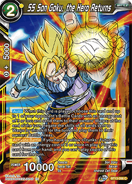 Supreme Rivalry BT13-096 SS Son Goku The Hero Returns